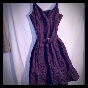 Laundry by Shelli Segal belted A-line sundress